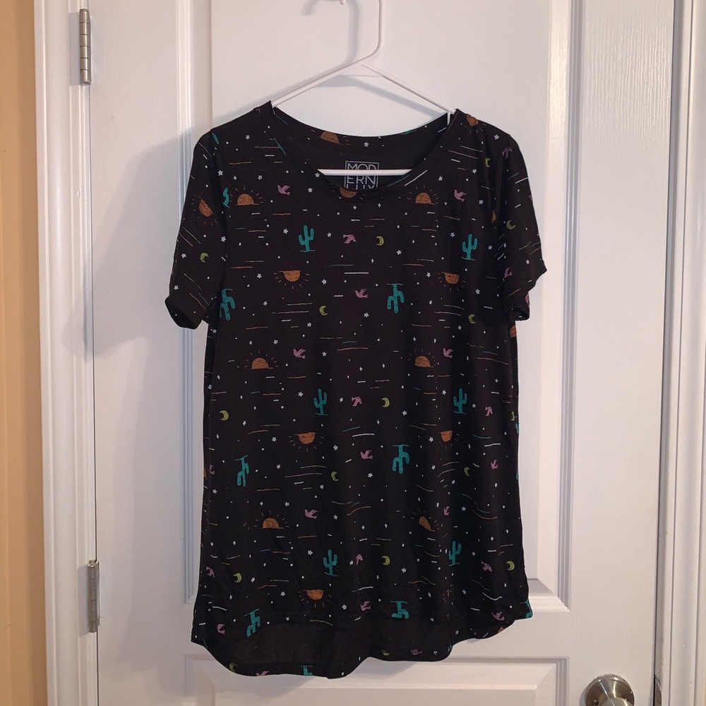 Soft desert print t shirt